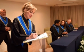 Coordenadora da Escola de Negócios do UNIESP toma posse como vice-presidente da Academia Paraibana de Ciência da Administração 
