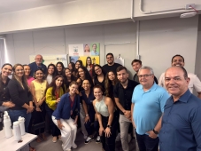 Estudantes de Nutrição participam de roda de conversa na Secretaria Estadual de Educação